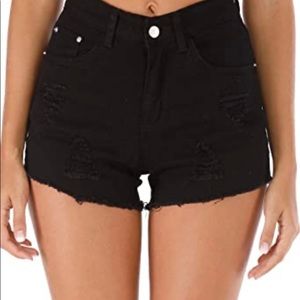 Hot topic black Heart 🖤 High Rise Shorts